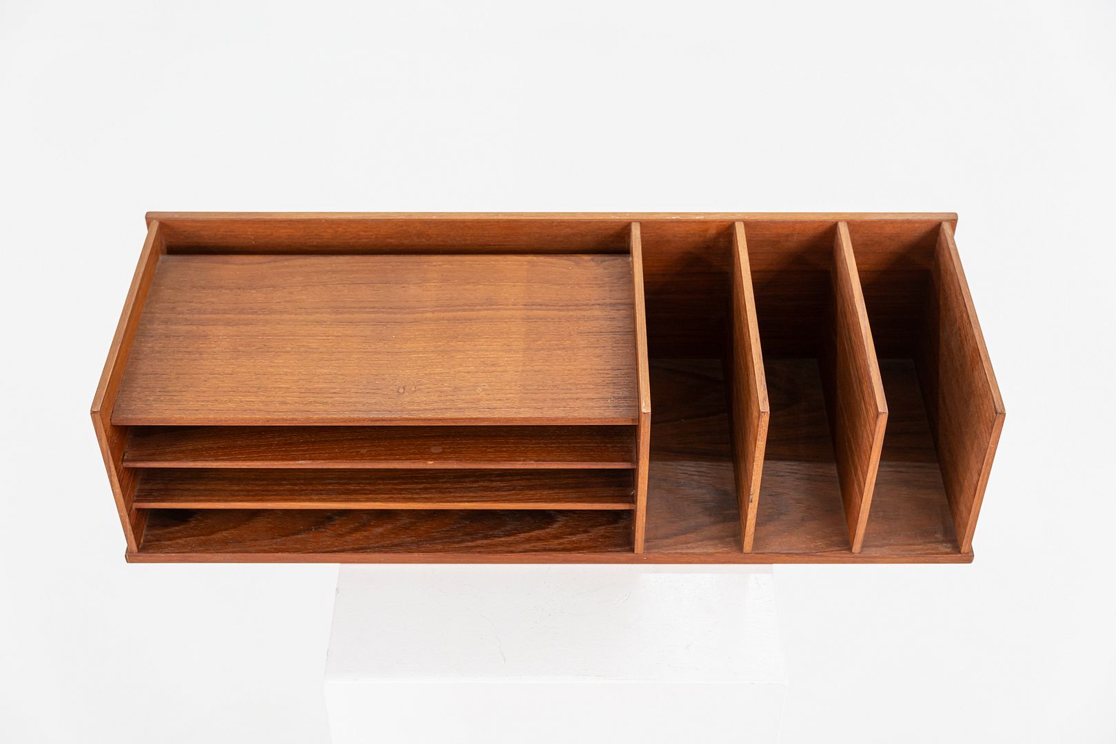 1960s 'Selectform' Teak Desk Organizer by Georg Petersens Mobelfabrik of Denmark