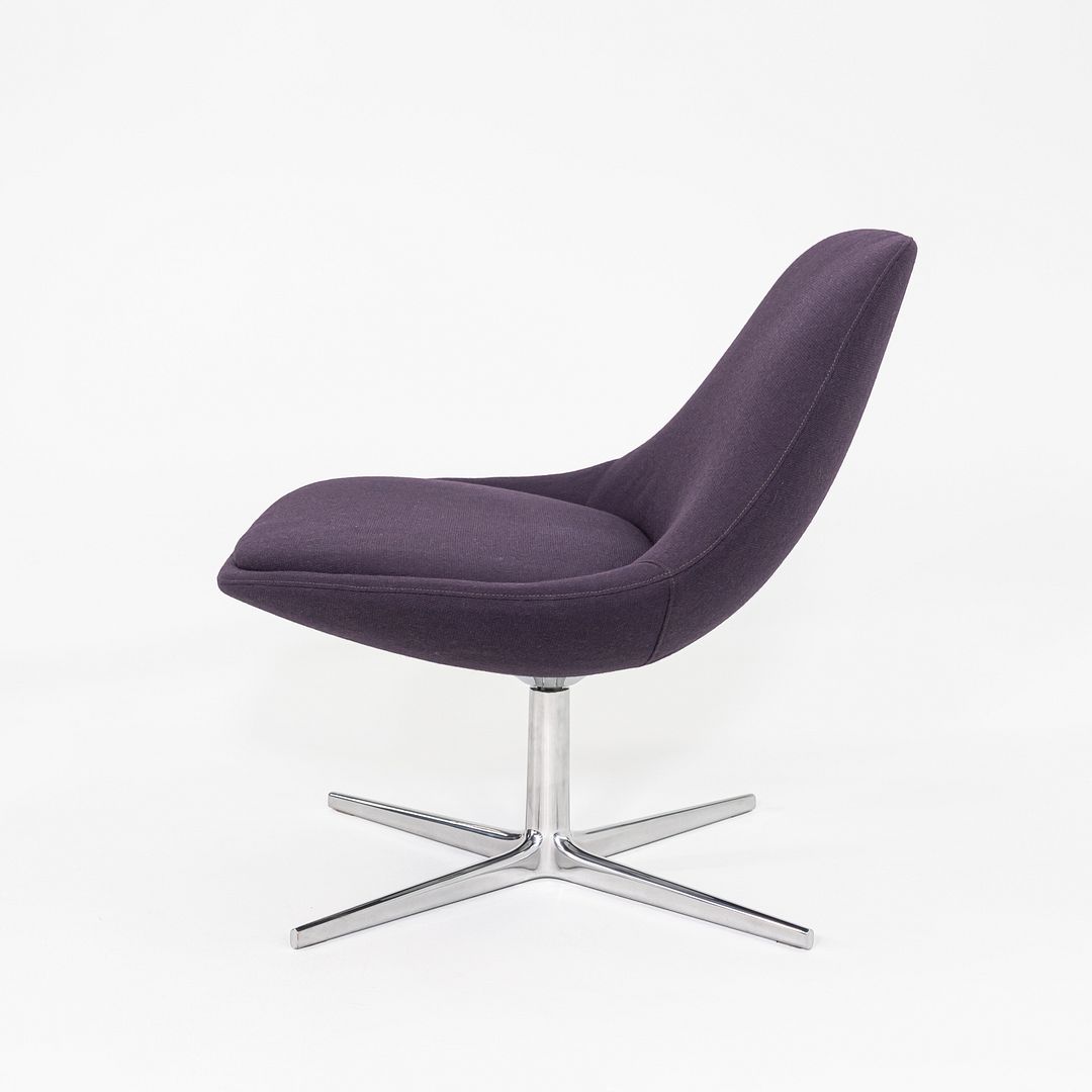 2010s Pair of Noé Duchaufour-Lawrance Chiara Swivel Lounge Chairs for Bernhardt