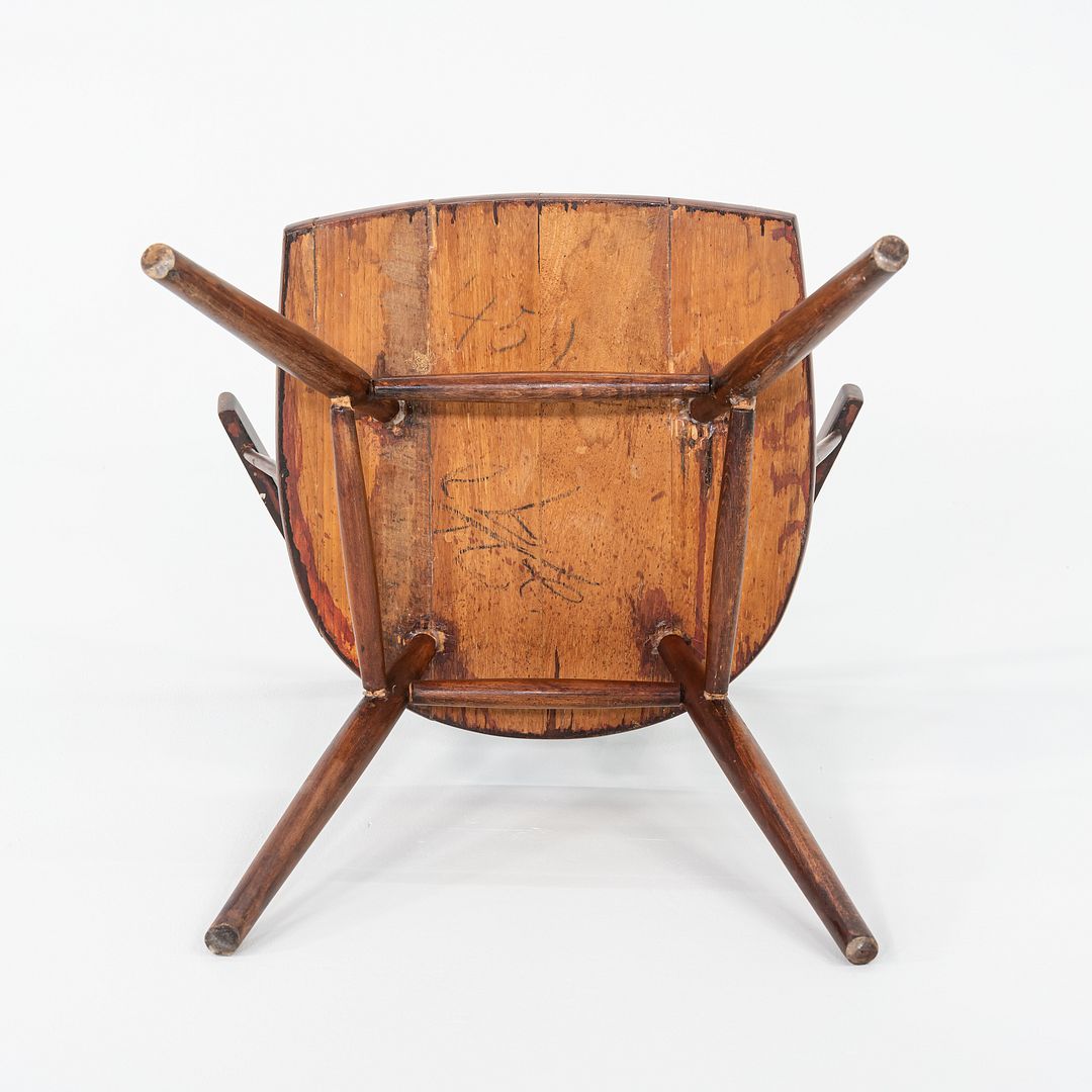 1949 George Nakashima for N19 Knoll Straight Chair in Walnut, Freshly Refinished