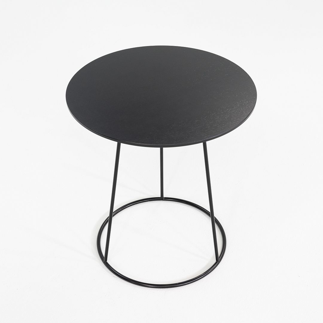 2019 Pair of Monica Forster for Swedese Breeze Side Tables in Black Wood 18 in