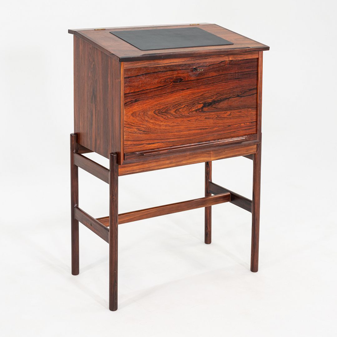 1960s Arne & Reno Wahl Iversen Vinde Mobelfabrik Rosewood Writing / High Desk 67
