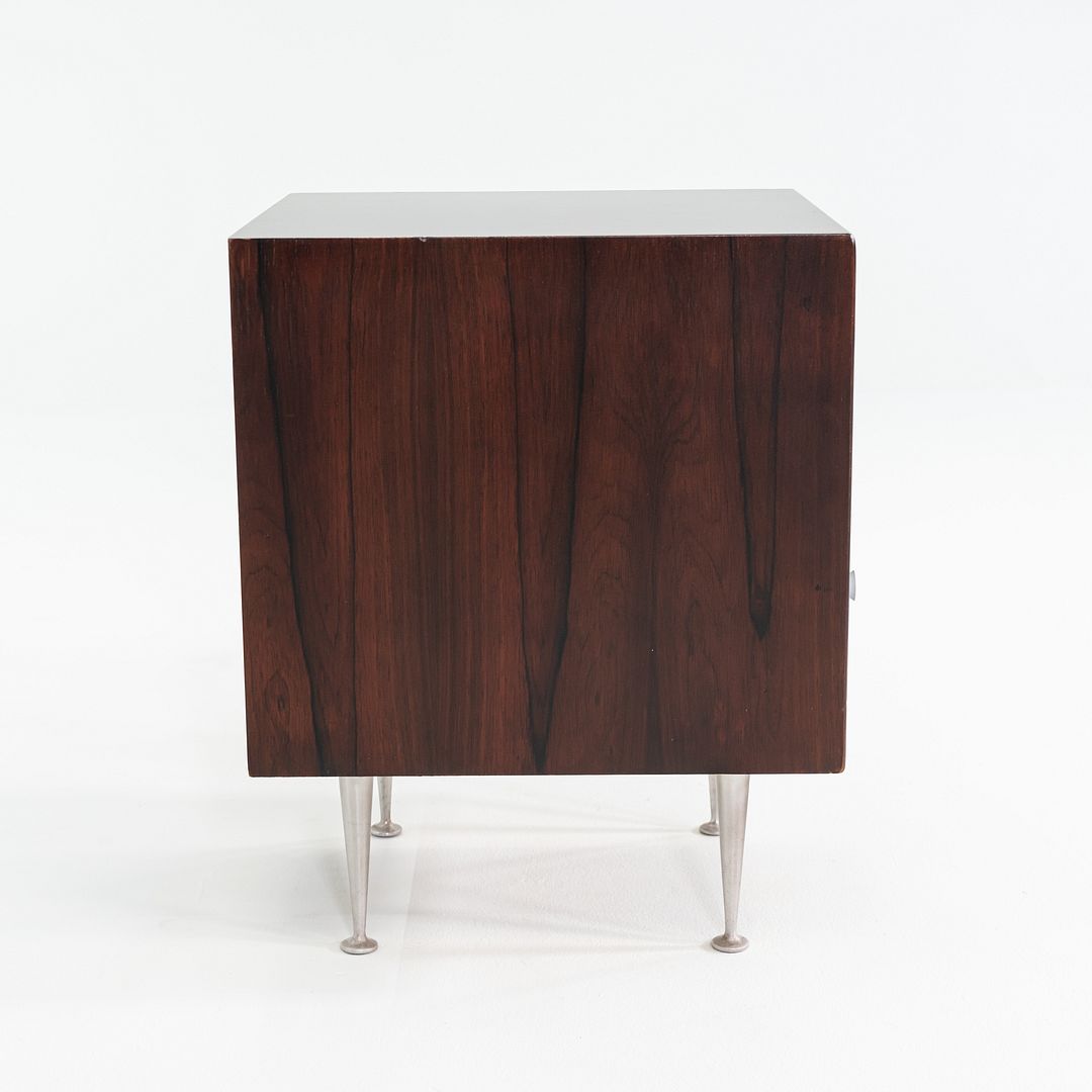 1950s Pair of George Nelson for Herman Miller Thin Edge Rosewood Nightstands