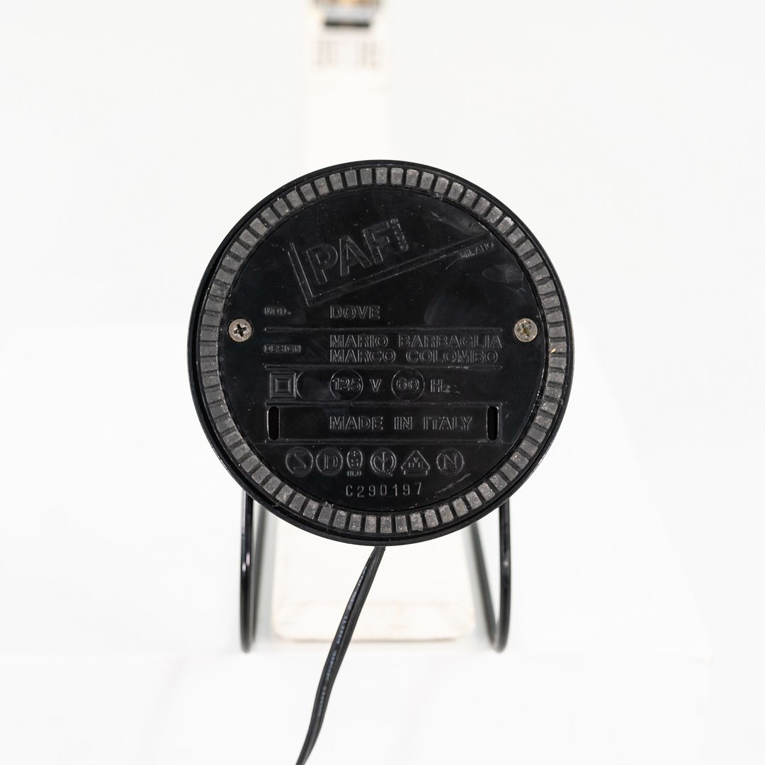 1980s Dove Table Lamp in White by Mario Barbaglia & Marco Colombo of PAF Studio