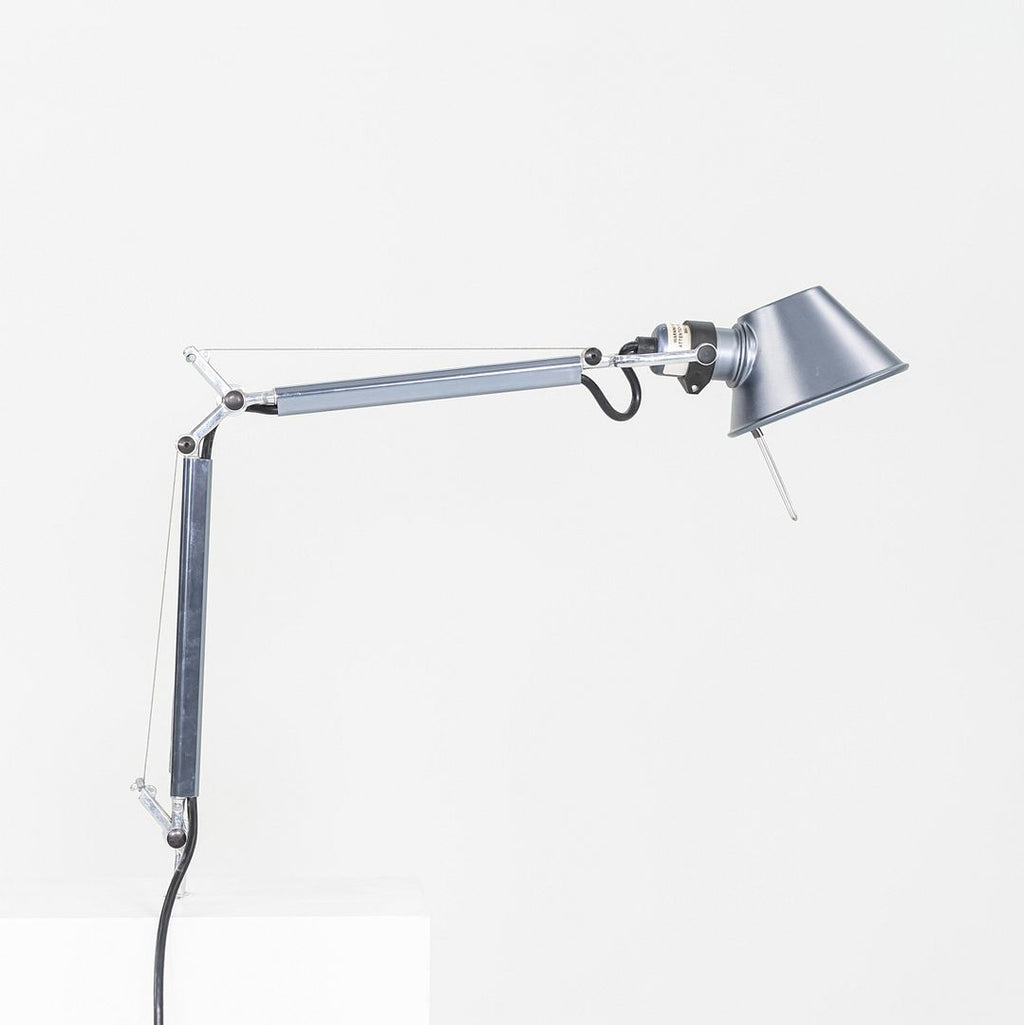 2000s Michele De Lucchi and Giancarlo Fassina for Artemide Tolomeo Desk Mount Table Lamps in Blue 50+ Available