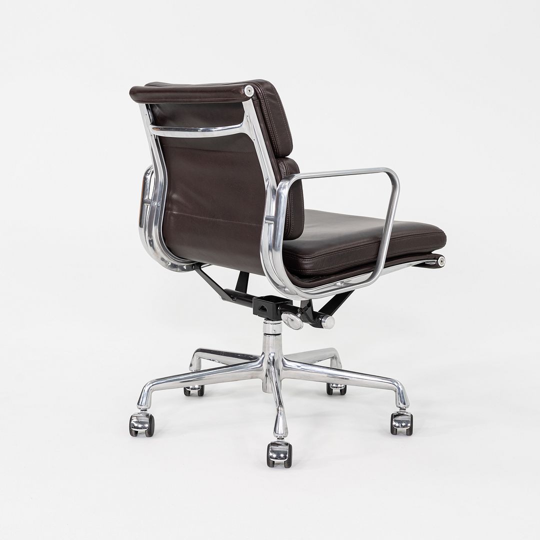 2019 Herman Miller Eames Soft Pad Management Desk Chair Brown Leather 2x Avail