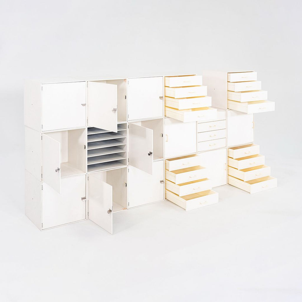 17x Modules of 1970s Palaset Storage Cubes by Ristomatti Rattia for Treston