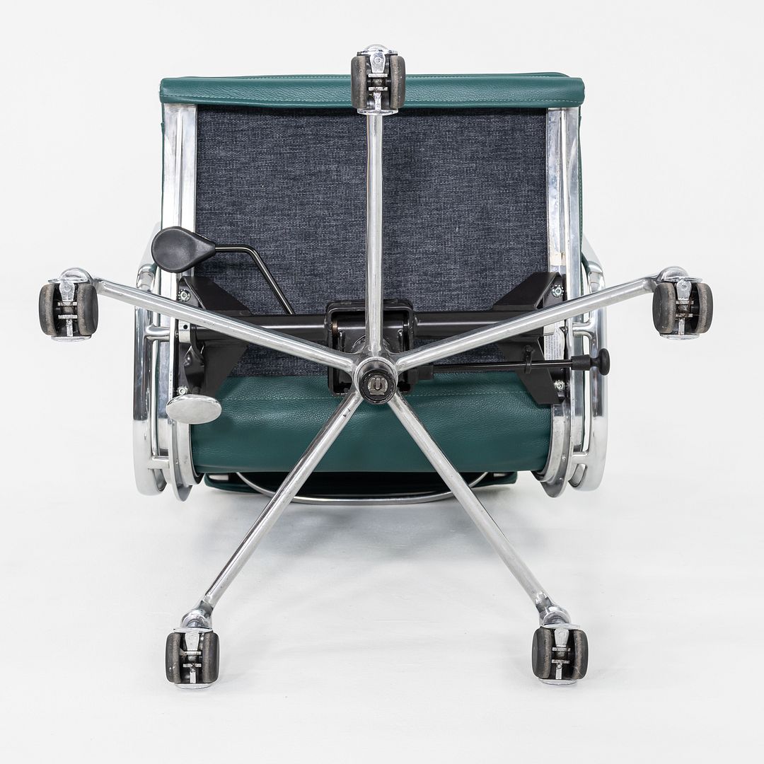 SOLD 2010s Herman Miller Eames Soft Pad Management Desk Chair with Green Leather