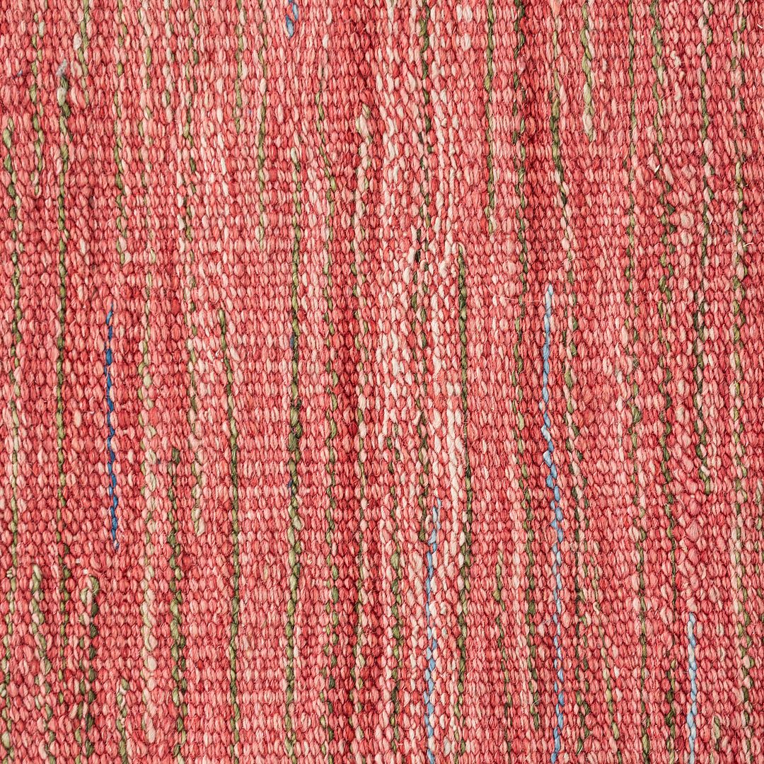 2003 Michaelian & Kohlberg KCast Red Hand Knotted Wool Rug from Genzyme 4x10ft