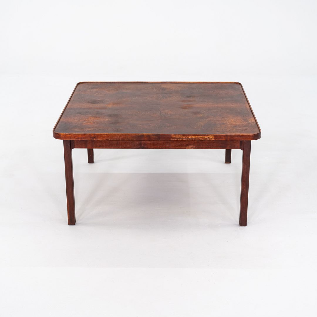 1960s Jack Cartwright for Founders Square End / Coffee Table in Walnut 32 x 32"