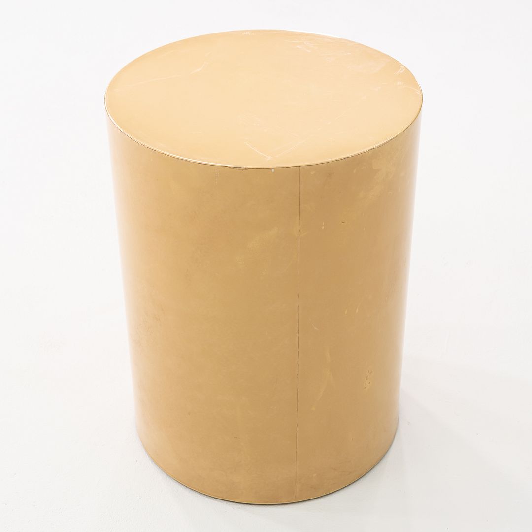 Pair of 1970s Paul Mayen for Intrex Habitat Lacquered Pedestal Tables 18 inches