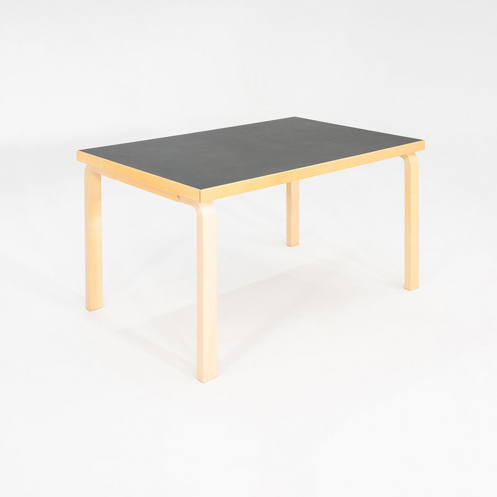 SOLD 2012 Alvar and Aino Aalto for Artek Table 81B Dining Table / Desk Black 34x54"