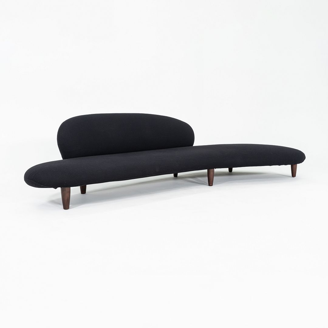 2010s Isamu Noguchi for Vitra Cloud Freeform Sofa and Ottoman in Fabric