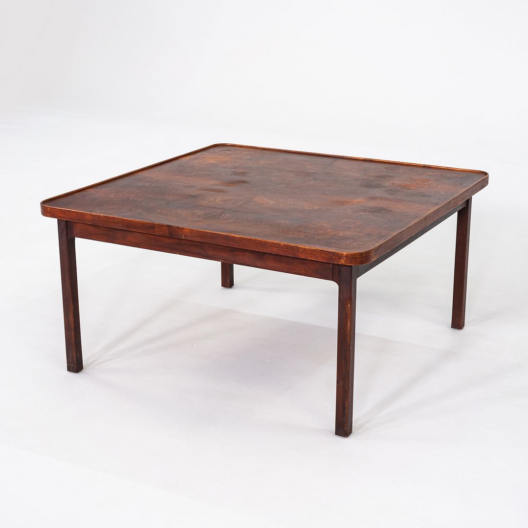 1960s Jack Cartwright for Founders Square End / Coffee Table in Walnut 32 x 32"