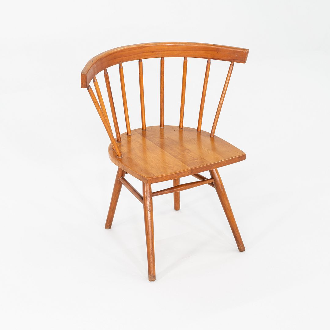 1949 George Nakashima for Knoll N19 Straight Chair in Solid Birch Early Example