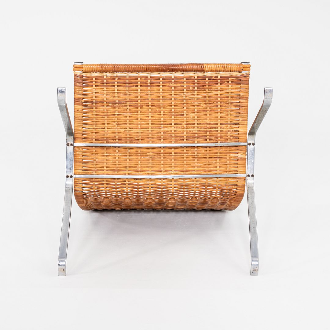 SOLD 1960s Pair of Poul Kjaerholm for E. Kold Christensen PK 22 Wicker Lounge Chairs