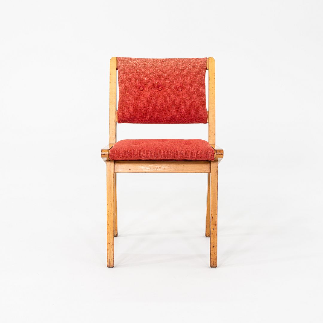 Pair of 1950s Jens Risom Knoll Dining Side Chairs, Architects Machado Silvetti