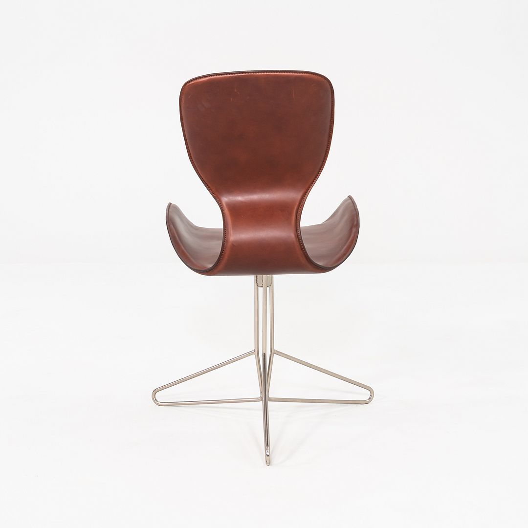 2000s Set of Six Kirsten Jones & Adam Bottomley KOI K2 Dining Chairs in Leather