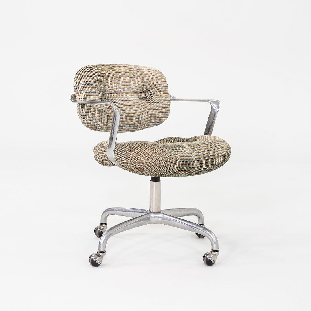 1976 Morrison Hannah for Knoll Occassional Armchair w/ Upholstered Seat 4x Avail