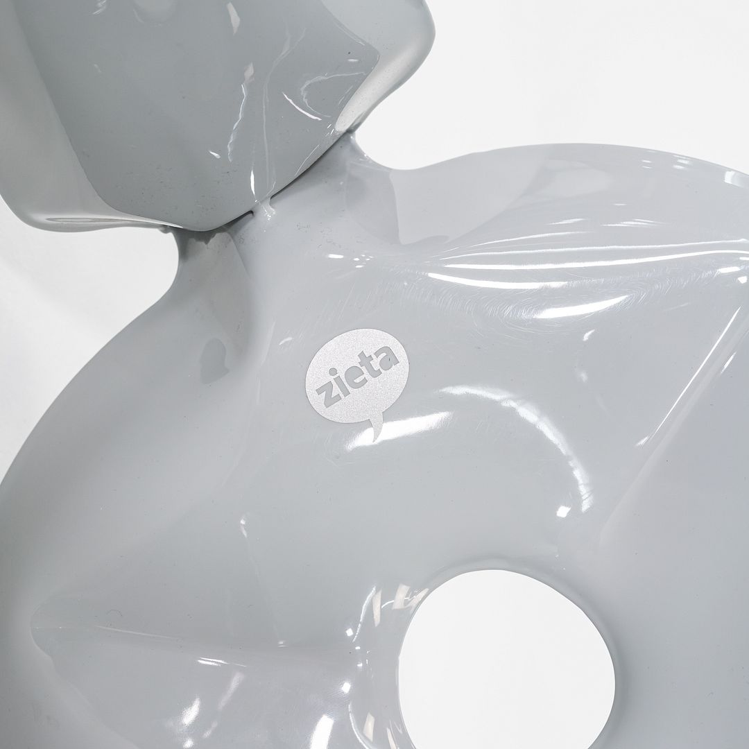 2020s Oskar Zieta for Zieta Plopp Low Stool Steel w/ Grey Finish 9x Available