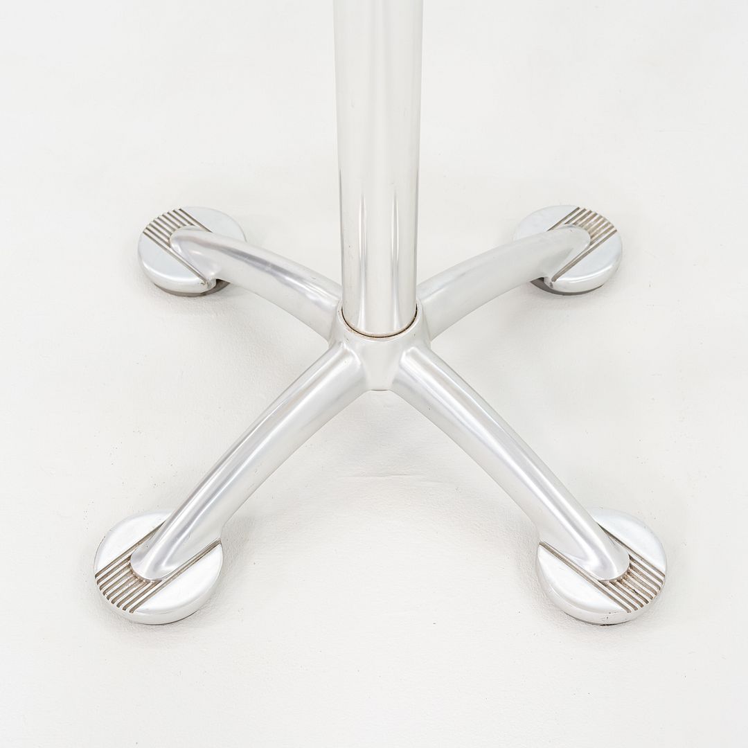 2000s Jorge Pensi for Knoll & AMAT3 High Top Dining / Cafe / Bar Table in Aluminum 24" 3x Available