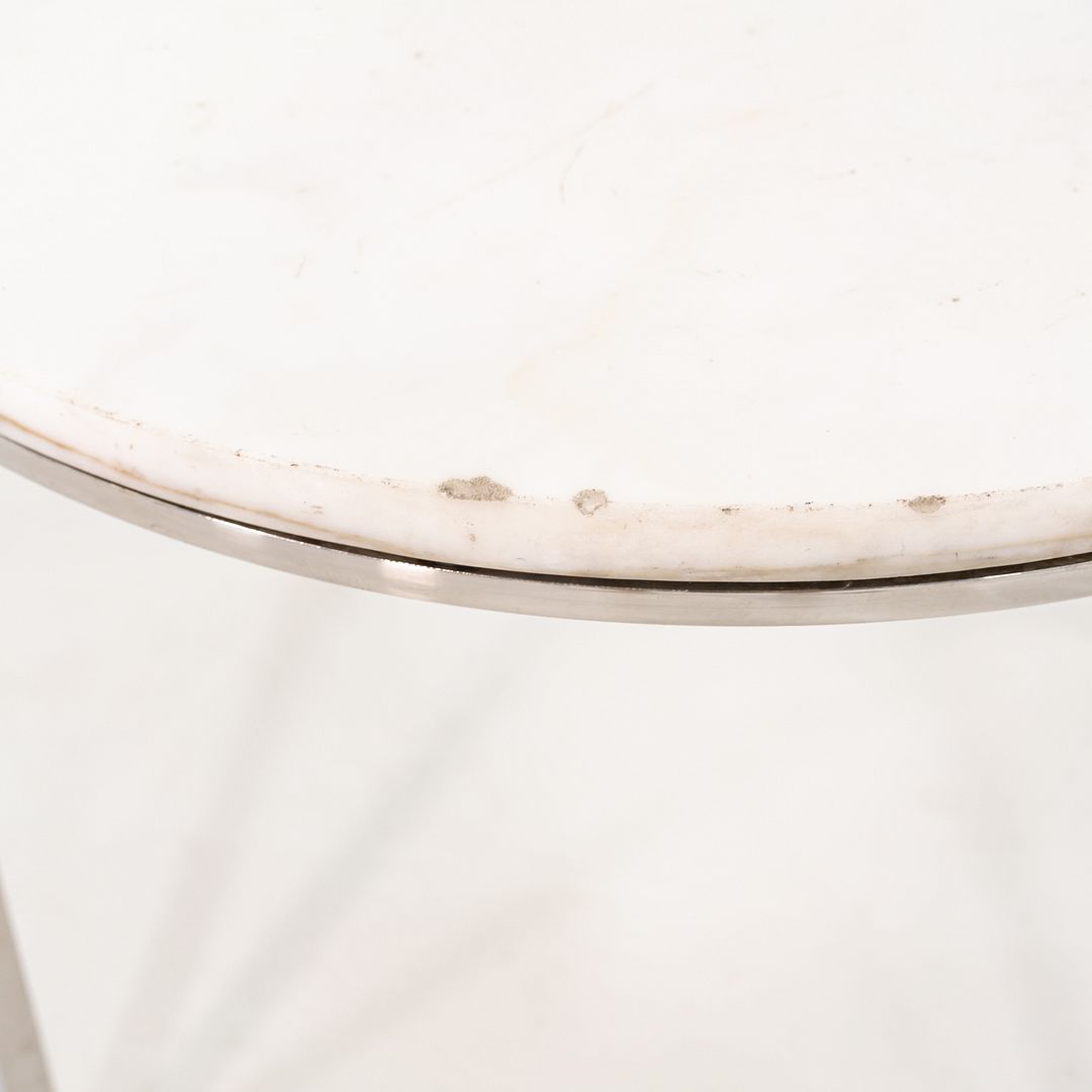 1966 Gordon Bunshaft & Davis Allen for SOM Marble & Steel Side Table Model TA-43