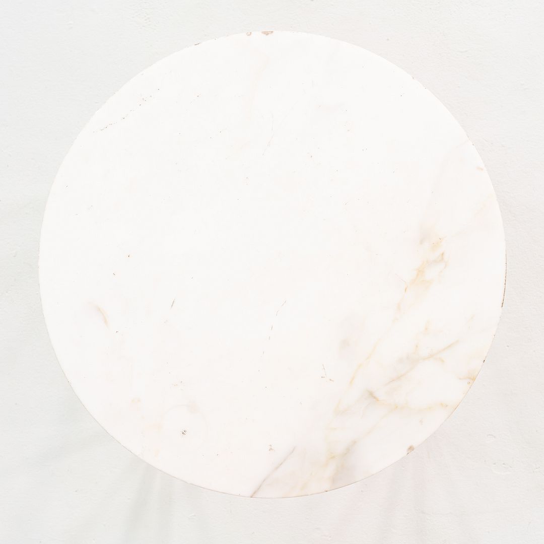 1966 Gordon Bunshaft & Davis Allen for SOM Marble & Steel Side Table Model TA-43