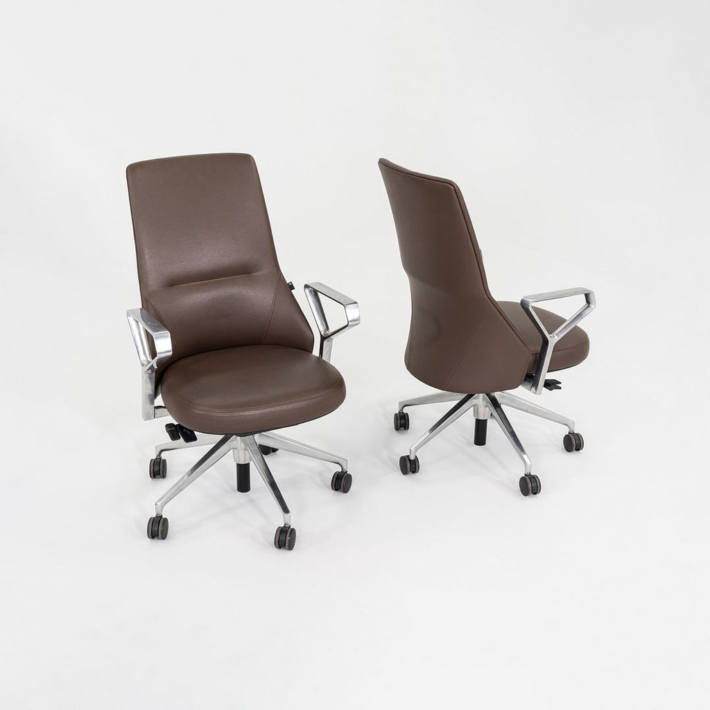 2020 Jean Marie Massaud for Coalesse Desk Chair Brown w/ Pneumatic Base 8x Avail