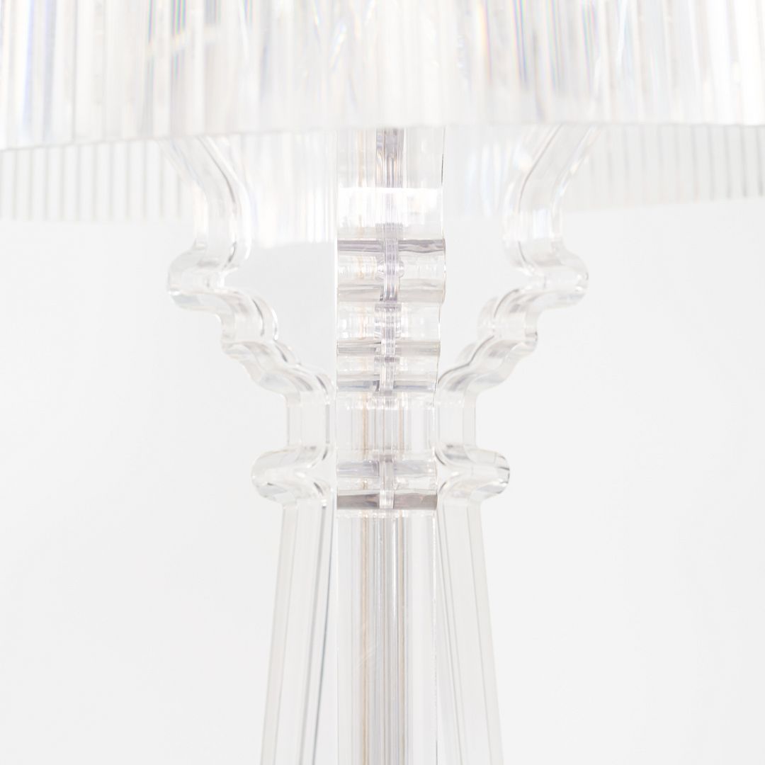 C. 2004 Ferruccio Laviani for Kartell Bourgie Table Lamp in Clear Made in Italy