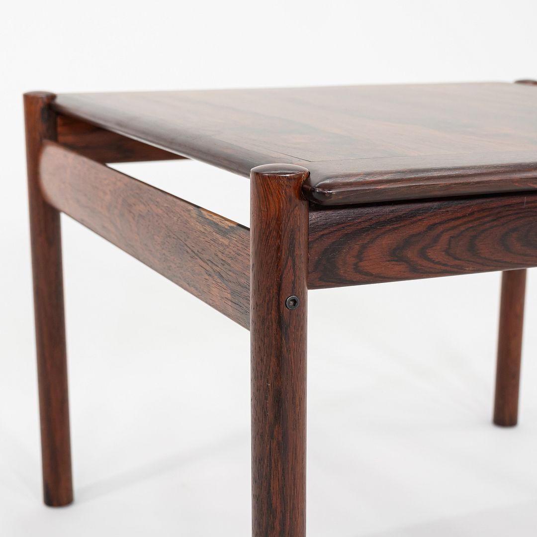 1960s Sven Ivar Dysthe for Dokka Mobler Rosewood Side / End Table 3x Available
