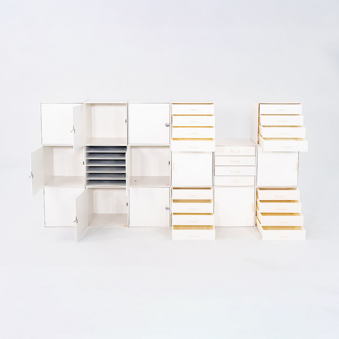 17x Modules of 1970s Palaset Storage Cubes by Ristomatti Rattia for Treston