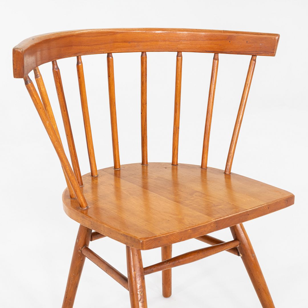 1949 George Nakashima for Knoll N19 Straight Chair in Solid Birch Early Example