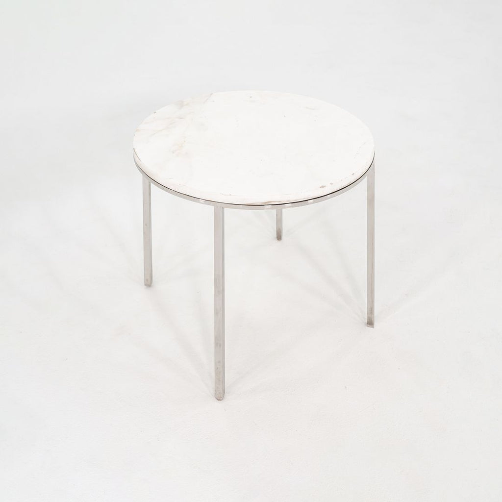 1966 Gordon Bunshaft & Davis Allen for SOM Marble & Steel Side Table Model TA-43