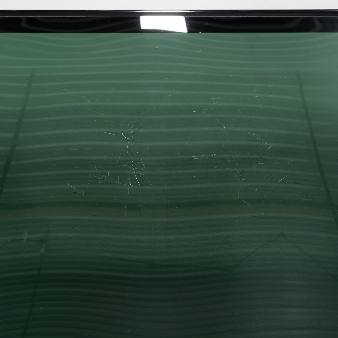 1970s Gae Aulenti for Knoll Orsay Coffee Table with Black Glass Top 44" inches