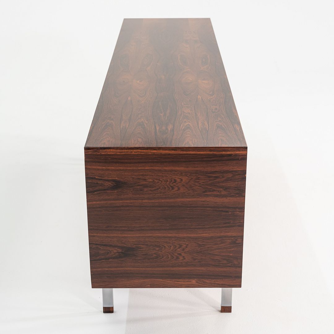 1960s Hans Wegner for RY Mobler President Tambour Credenza Rosewood, Refinished