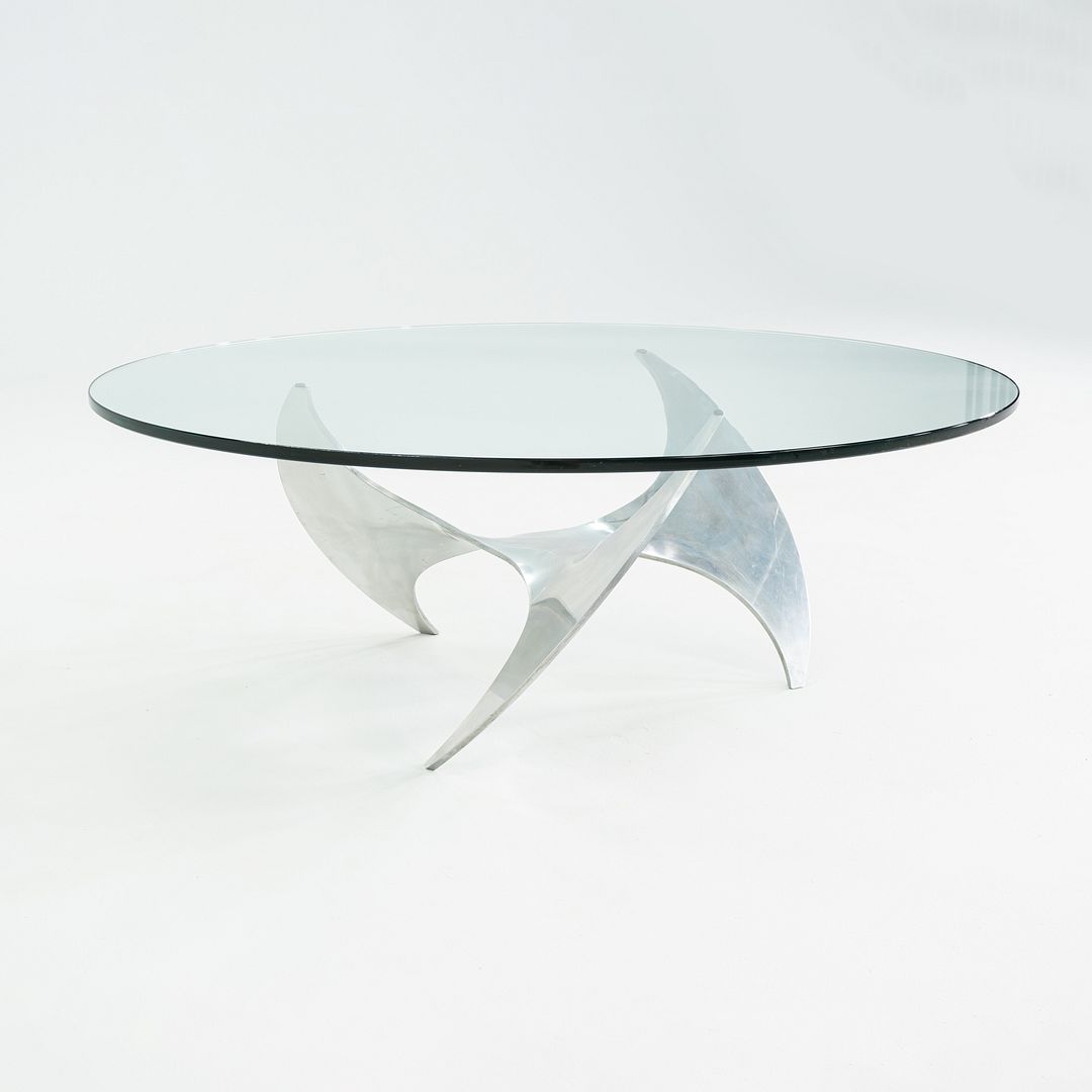 1960s Knut Hesterberg for Ronald Schmitt K9 Propeller Coffee Table 44 inches