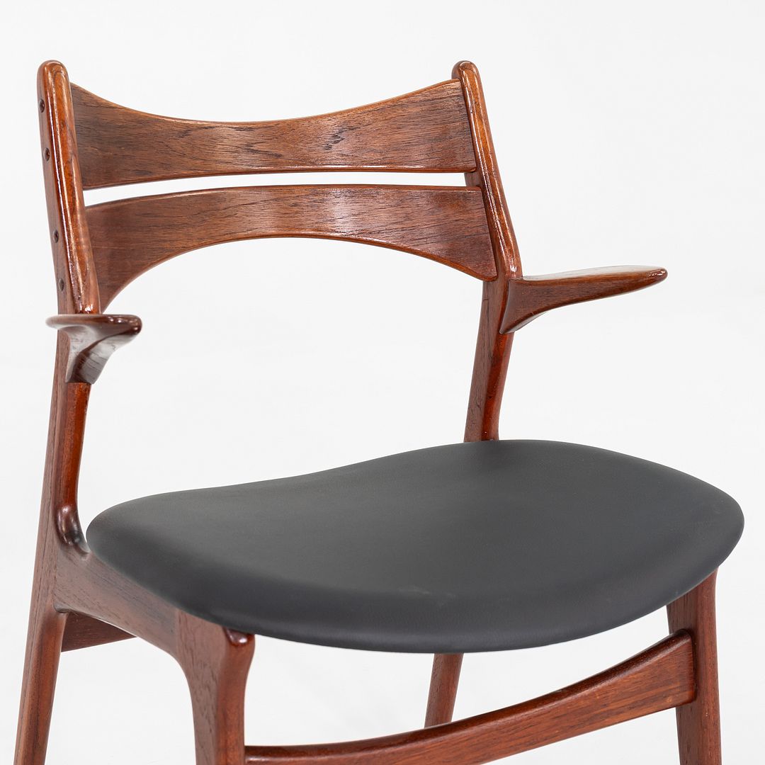 1960s Pair of Erik Buch Christiansens Mobelfabrik Dining Armchairs in Oiled Teak