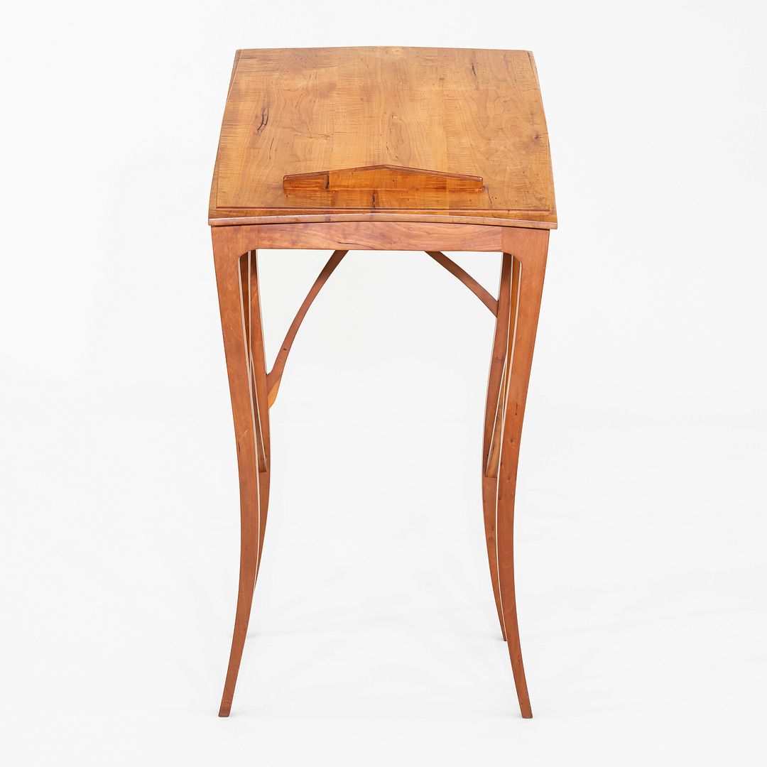 C. 1990s Organic Modern Studio-Crafted Podium Lectern in Pennsylvania Cherry