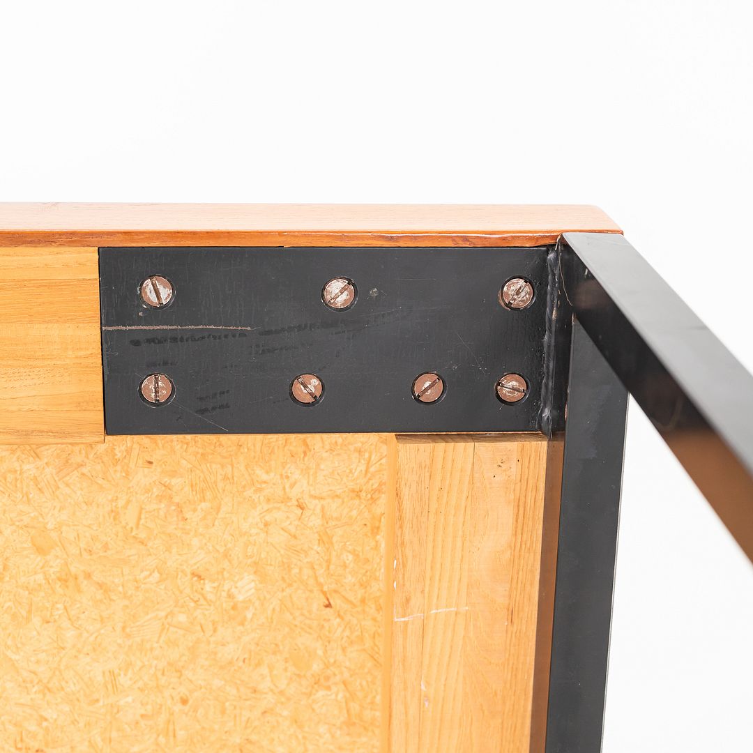 1960s Dieter Waeckerlin for Behr B Series Teak and Steel Desk 28 x 45 inches