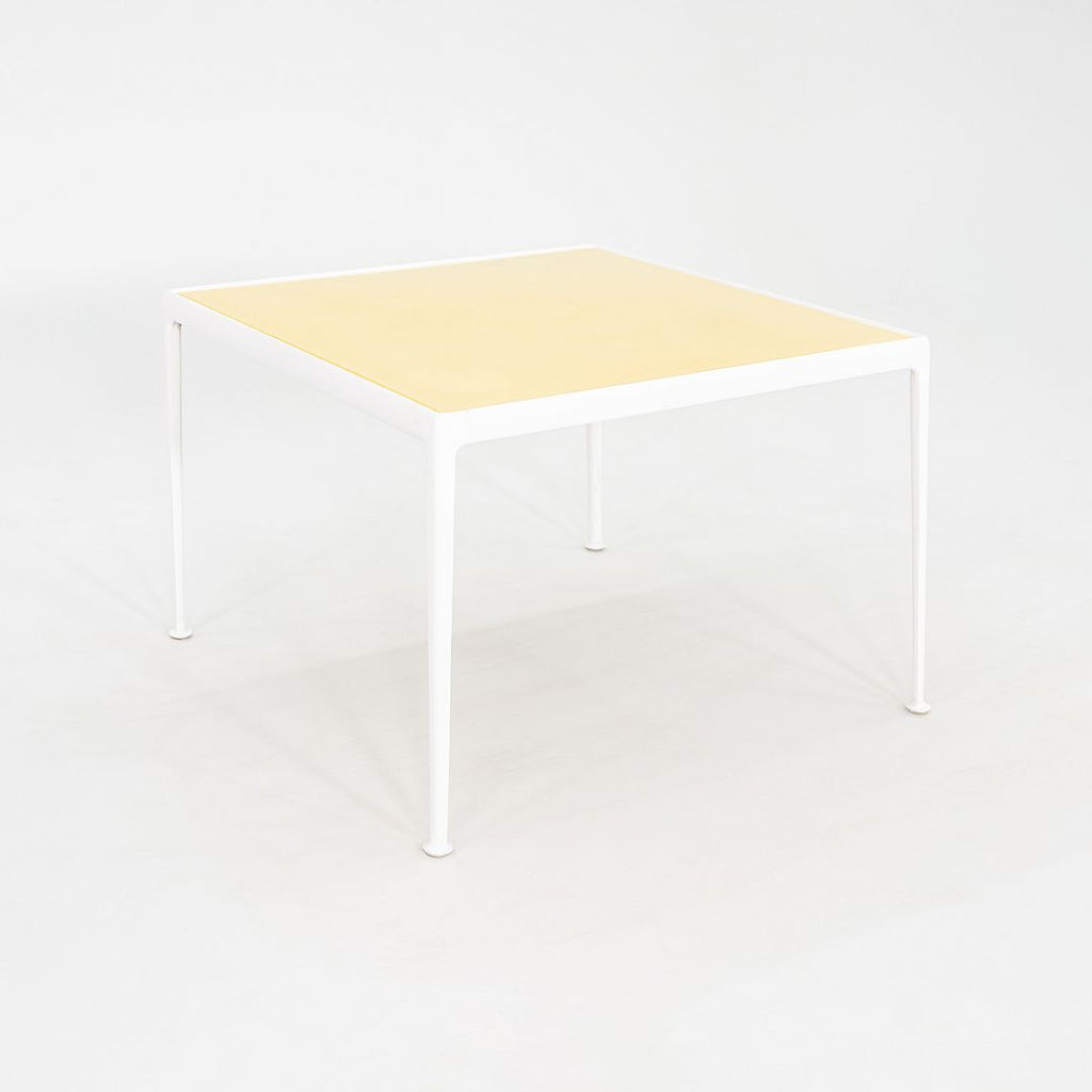 1970s Richard Schultz for Knoll 1966 Outdoor Dining Table w/ Yellow Top 38 inch
