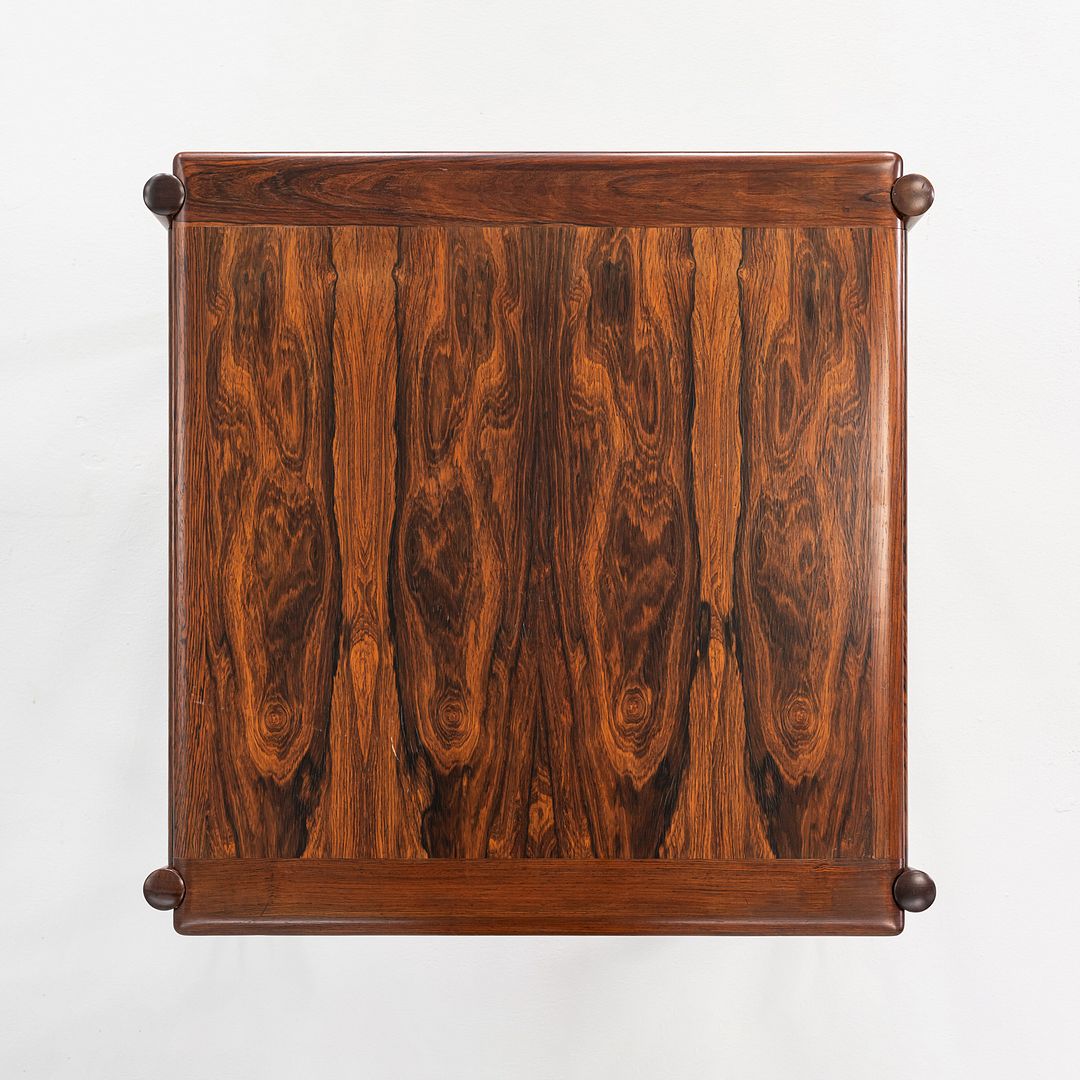 1960s Sven Ivar Dysthe for Dokka Mobler Rosewood Side / End Table 3x Available