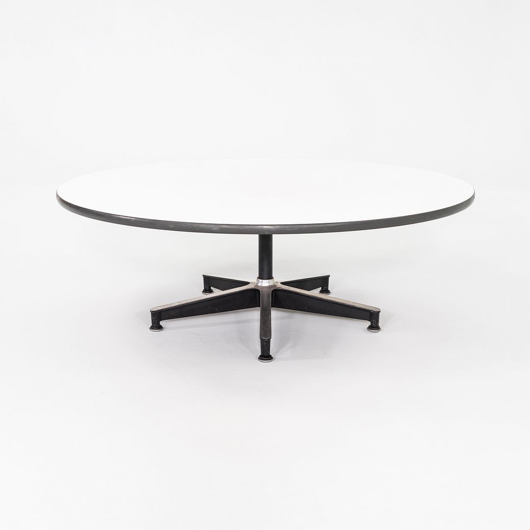 C. 1956 Herman Miller Eames Coffee Table with White Laminate Top and 670 Base