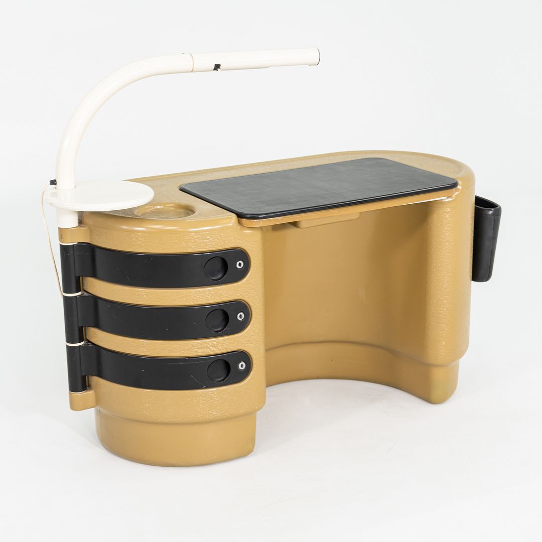 1970s Ernest H. Igl for Bayer AG 'Hadi' Space Age Writing Desk and Side Chair