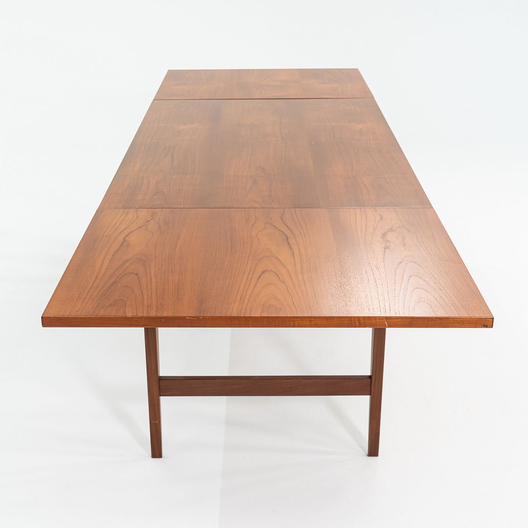 1960s Poul Cadovius Cado Dining Table in Teak with Two Leaves 94x32x29 inches
