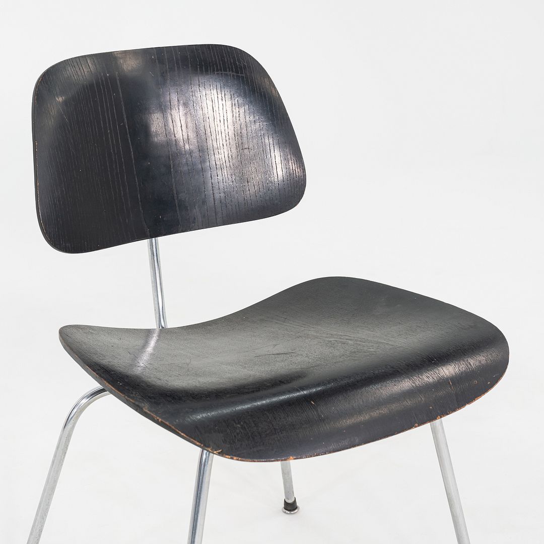 1954 Charles and Ray Eames for Herman Miller DCM Dining Chair w/ Ebonized Finish