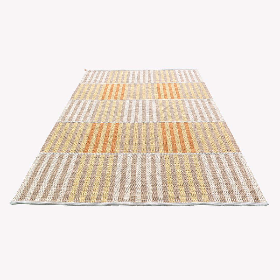 2024 Ingrid Dessau for Kasthall Karusell Rug 200x300cm Yellow Striped Pattern