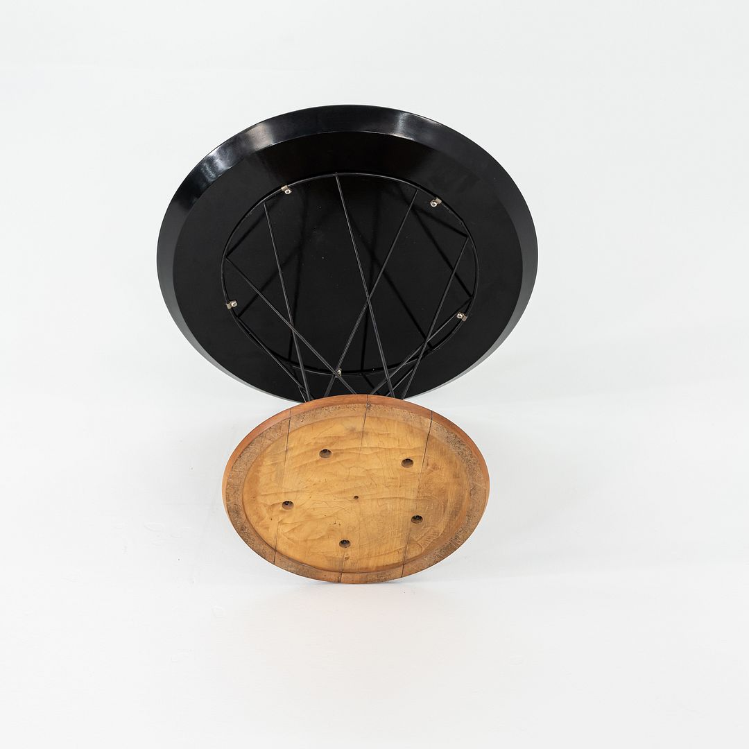 SOLD 1950s Isamu Noguchi for Knoll Children's Cyclone Table with 24" Black Top, Model 87