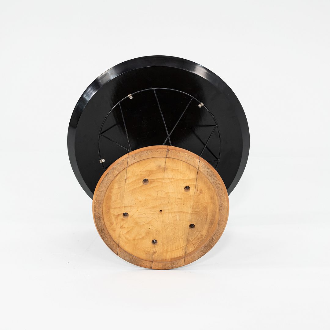 SOLD 1950s Isamu Noguchi for Knoll Children's Cyclone Table with 24" Black Top, Model 87