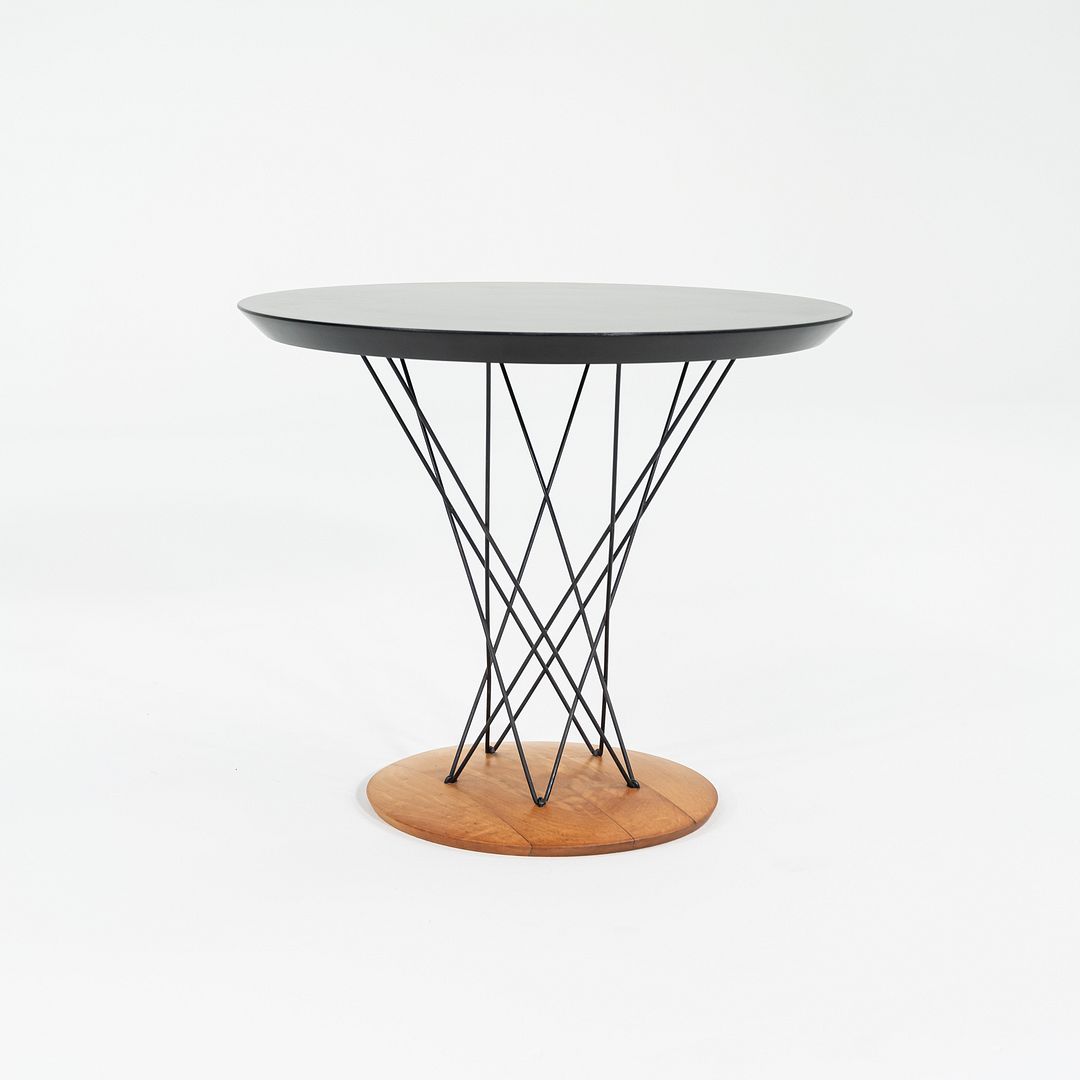 SOLD 1950s Isamu Noguchi for Knoll Children's Cyclone Table with 24" Black Top, Model 87