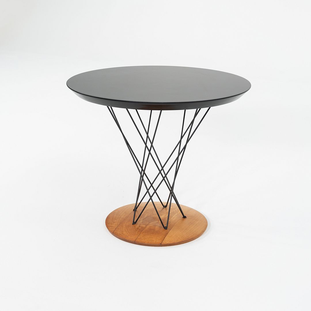SOLD 1950s Isamu Noguchi for Knoll Children's Cyclone Table with 24" Black Top, Model 87