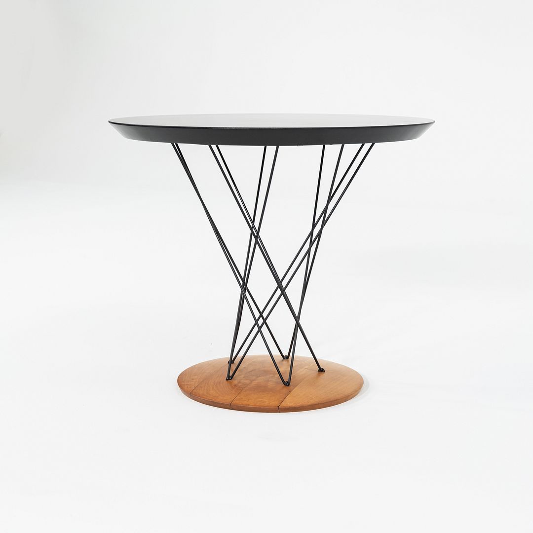 SOLD 1950s Isamu Noguchi for Knoll Children's Cyclone Table with 24" Black Top, Model 87